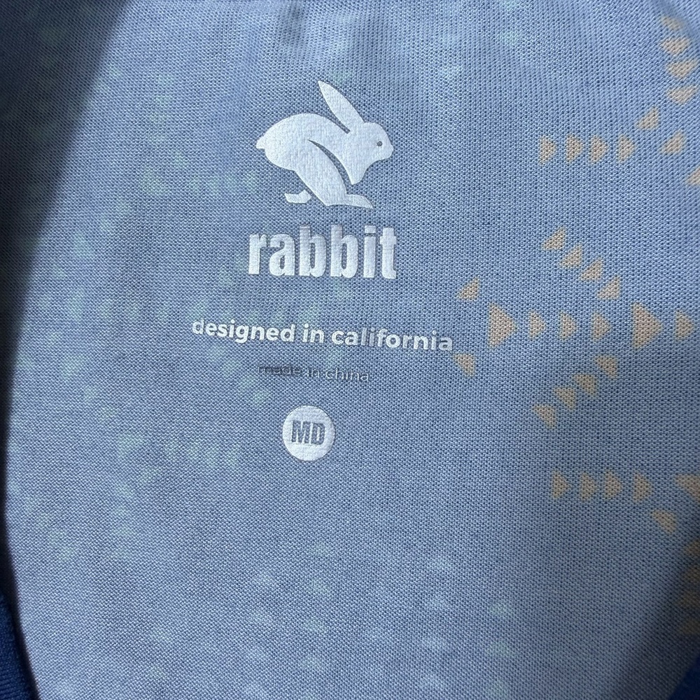 Rabbit Running Long Sleeve Performance Shirt Geom… - image 2